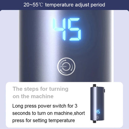 3500/5500W Electric Instant Tankless Heating Hot Water Heater Kitchen Bathroom 3 Second Instantaneous Watering Faucet Shower Tap