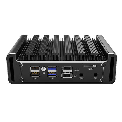 Top Version Fanless Firewall Mini PC Intel i7 i5 i3 8505 J6412 J5005 4x i226-V 2.5G LAN pfSense Proxmox OPNsense Home Server