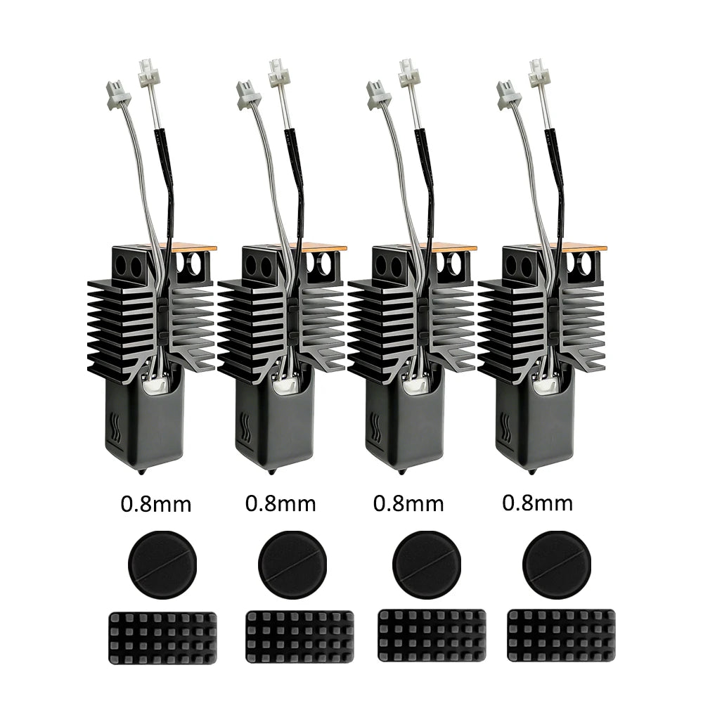 Toolhead Hot End For Snapmaker U1 Pre-installed Thermistor & Ceramic Heating Plate Quick Heating Hotend For U1 3D Printer Parts