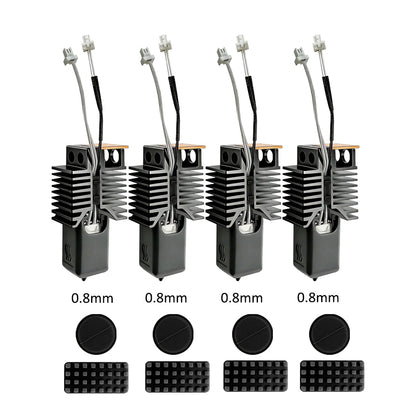 Toolhead Hot End For Snapmaker U1 Pre-installed Thermistor & Ceramic Heating Plate Quick Heating Hotend For U1 3D Printer Parts