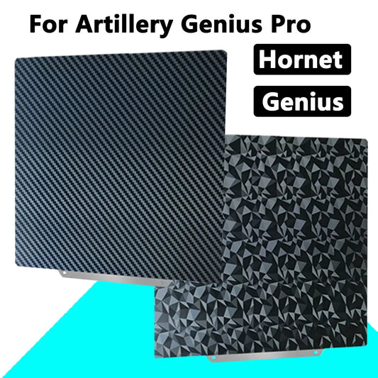 PEO PET PEI Sheet for Artillery Genius/Hornet Build Plate Genius Pro Heat Bed Spring Steel Sheet Double Side for Anycubic Kobra2