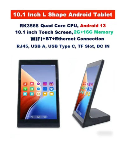 New Android 13 Vertical Screen Menu Machine, Portrait Touch Screen Ordering Kiosk, Customer Rating Device, Loyverse POS Terminal