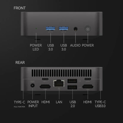 2026 New Powerful Slim Mini PC Core Windows 11 Pro I9‑8950HK 32GB RAM 1TB 2TB SSD WiFi6 BT5.2 4K