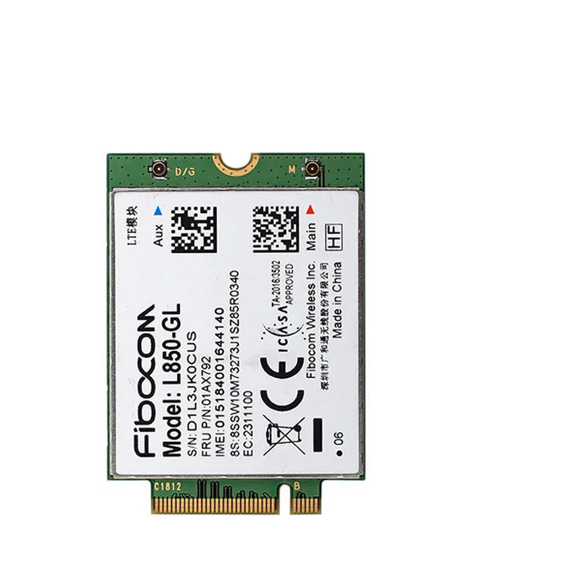 4G LTE Wireless Module L850-GL 01AX792 5W10V25796 02HK709 M.2 WWAN Card For ThinkPad X1 Carbon X280 T580  L480 X1 Yoga Gen 3