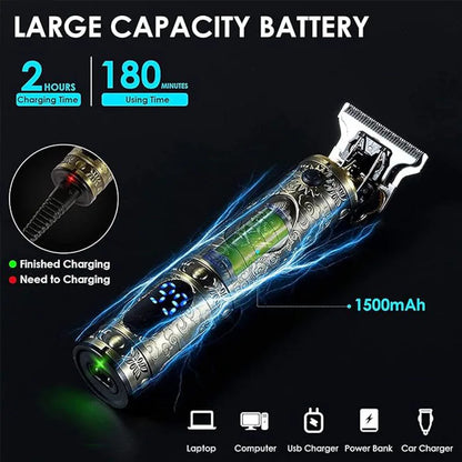T9 Hair Clipper Repair Beard Shaving Body Hair Trimmer Clippers Corteiz Electric Machine Men Haircut Machine 0mm Barber Shaver