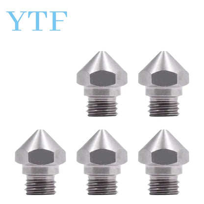 1-50PCS 3D Printers Parts MK10 Nozzle 0.2/0.3/0.4/0.5/0.6/ 0.8mm Copper M7 Threaded Part For Extrusion 1.75mm Filament Brass