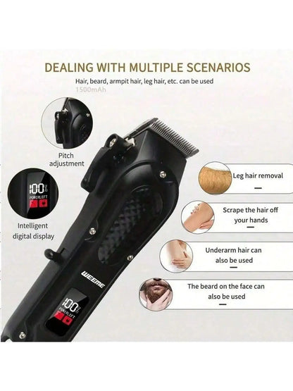 2026Professional USB Rechargeable Hair Clipper & Beard Trimmer, Cordless, Ideal Gift for Men