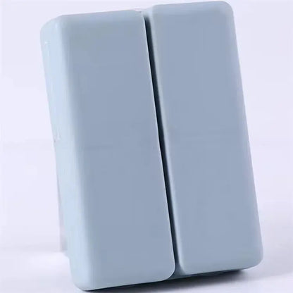 Portable 7-cell Pill Box, Independent Folding Double-layer Storage Box, Magnetic Seven-cell Pill Box