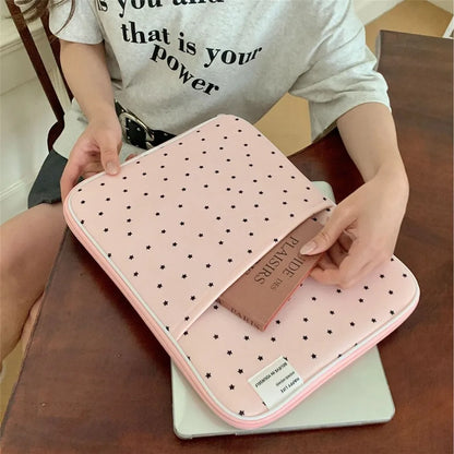 Ins Soft Laptop Sleeve Carring Case 10 11 13.3 Inch Corduroy Laptop Bag Tablet Notebook Pouch for Lenovo Dell Laptop Man Women