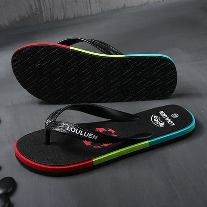 Flip Flops Men's Slippers Summer Fashion Wear Antiskid 2022 New Korean Fashion Personality Casual Beach Sandals Luxury Slides