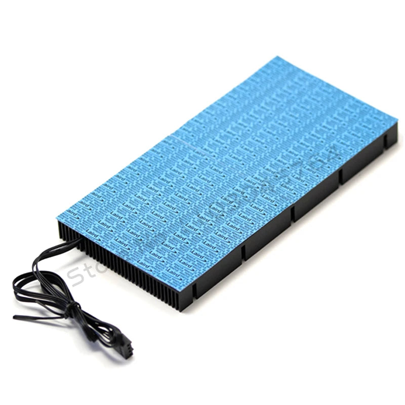 Graphics Card GPU Backplate Cooling Radiator For RTX 3090 4090 Backplane Memory VRAM Heatsink 2X PWM Fan VGA Backboard Cooler