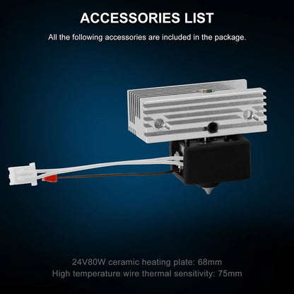 New Upgrade Sprite Extruder Hotend Kit for Creality Ender-3 S1, S1 Pro, S1 Plus, CR-10 Smart Pro 3D Printer Part Accessories