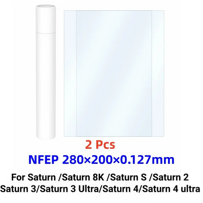 10.1 Inch NFEP Film 280x200x0.127mm PFA Film For ELEGOO Saturn 4 Ultra Saturn 3 Ultra Saturn 2 LCD 3D Printer Parts Accessories