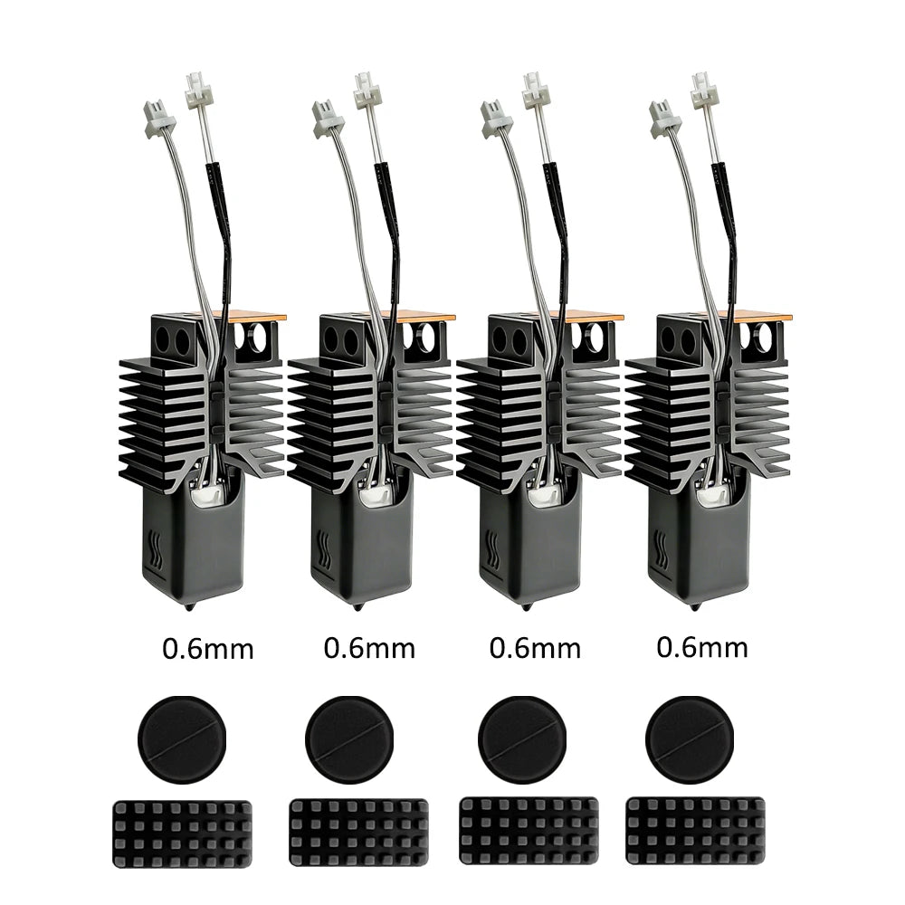 Toolhead Hot End For Snapmaker U1 Pre-installed Thermistor & Ceramic Heating Plate Quick Heating Hotend For U1 3D Printer Parts