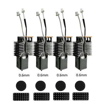 Toolhead Hot End For Snapmaker U1 Pre-installed Thermistor & Ceramic Heating Plate Quick Heating Hotend For U1 3D Printer Parts