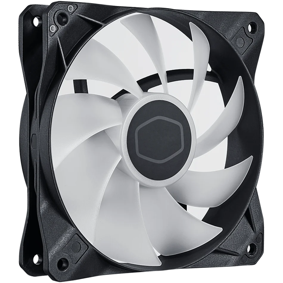 Cooler Master CF120 ARGB Case Fan 5V 3PIN Rifle Bearing 120mm Quiet Black Addressable RGB CPU Cooling Fan