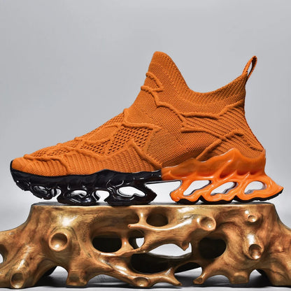 Men's Blade Type Shoes Breathable Shock Absorption Running Shoes  Non-Slip Shoes For Jogging Tennis Gym Casual Walking Sneakers