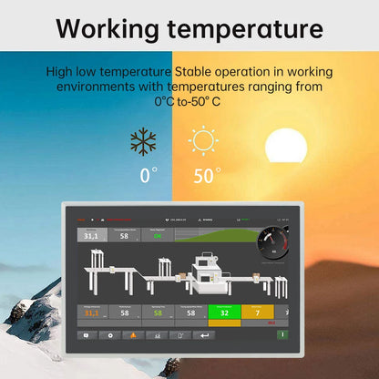 15-23.8 Inch Industrial Touch Screen Panel Pc Aluminum Case Embedded Front Ip65 All In One Industrial Panel Pc