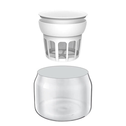 Cheese Maker, Greek Yogurt Filter Nut Milk Container, Glass Yogurt Maker Soy Milk Tea Jar for Homemade Jams Jelly