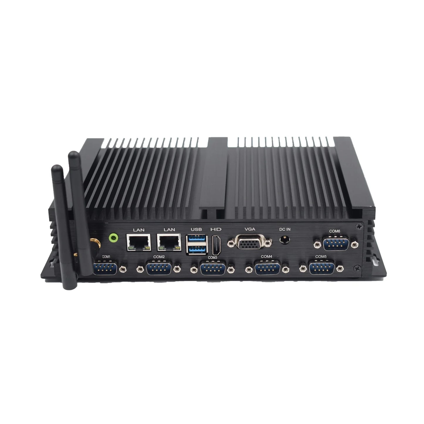 8th gen Intel Core i7-8550U i5-8250U Fanless Mini PC HDMI VGA RS232 COM Windows 10 Pro Industrial Rugged ITX Mute Computer 4G