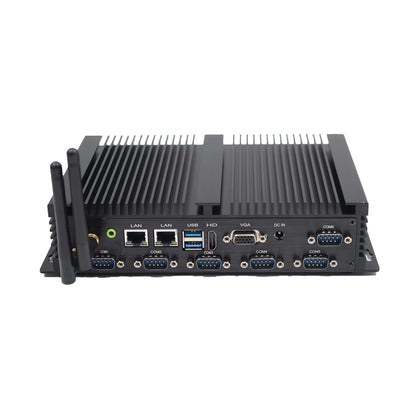 8th gen Intel Core i7-8550U i5-8250U Fanless Mini PC HDMI VGA RS232 COM Windows 10 Pro Industrial Rugged ITX Mute Computer 4G