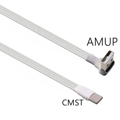 2M 3M USB-C Type C Male straighten/UP Down Angled 90 Degree to USB 2.0 Male Data Cable USB Type-c Flat Cable 0.1m/0.2m/0.5m/1m