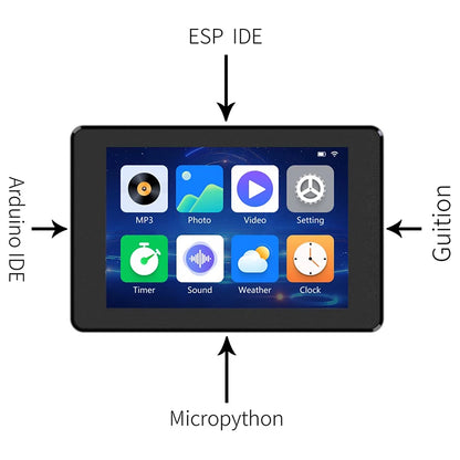 ESP32 MCU 3.5 Inch IPS Capacitive Touch Screen 480x320 8M PSRAM 16M FLASH Arduino LVGL Development Support WiFi Bluetooth