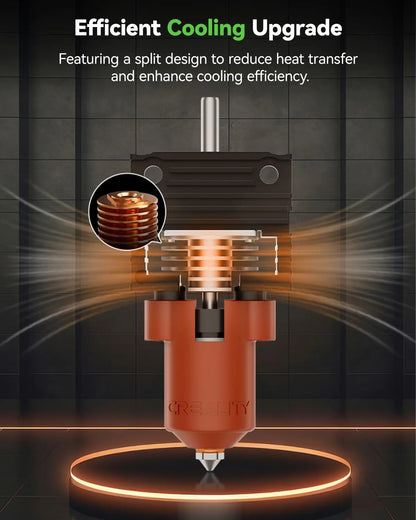 Creality 2025 New Version K1 Series Ceramic Heating Block Kit Terminal with Buckle Compatible with K1/K1 Max/K1C/K1 SE