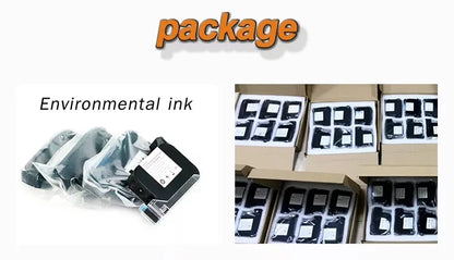 Solvent Black TIJ Ink Cartridge for Handheld Inkjet Printer