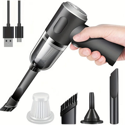 Mini Cleaner Cordless Handheld Vacuum Cleaner Strong Suction Powerful Rechargeable Portable Cleaning Machine for Car Home