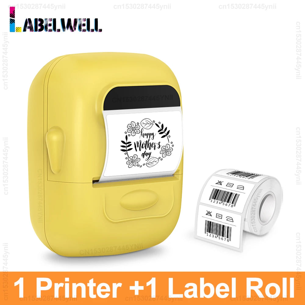 P50 Adhesive Label Printer Similar as M110 Marklife P50 E210 Label Machine Inkless Thermal Label Maker Or 1PK P50 Label Sticker
