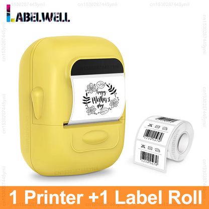 P50 Adhesive Label Printer Similar as M110 Marklife P50 E210 Label Machine Inkless Thermal Label Maker Or 1PK P50 Label Sticker