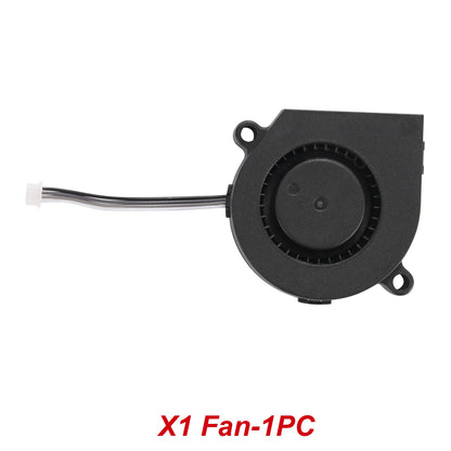 50x50x15mm Blower Cooling Fan for Bambu Lab X1 X1C Combo P1 P1P P1S 3D Printer Rapid Silent Drum Fan with Double Ball Bearings