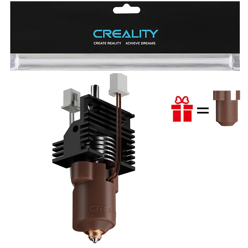 Creality 2025 New Version K1 Series Ceramic Heating Block Kit Terminal with Buckle Compatible with K1/K1 Max/K1C/K1 SE