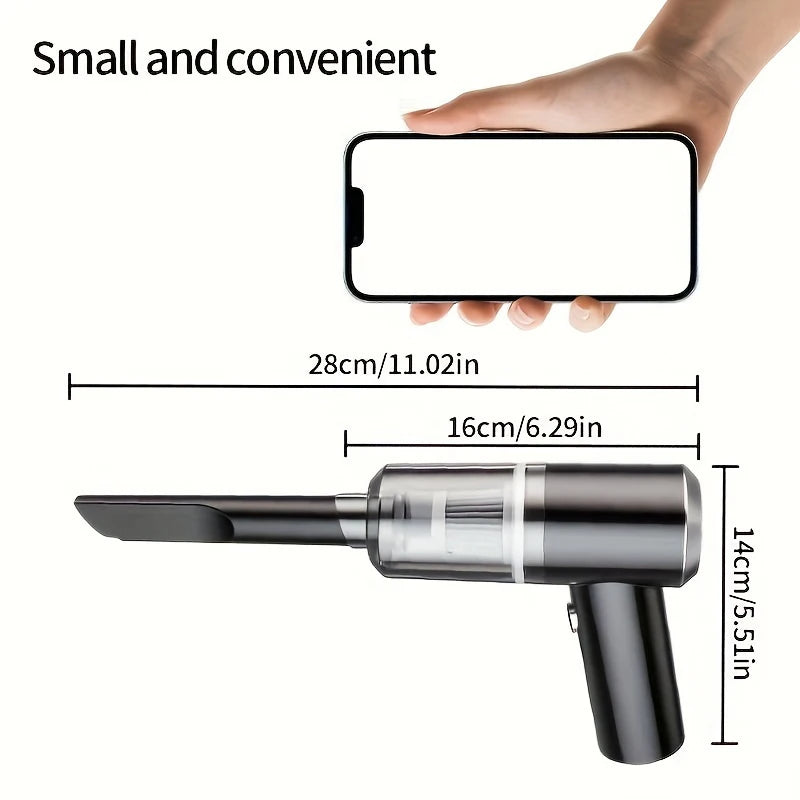 Mini Cleaner Cordless Handheld Vacuum Cleaner Strong Suction Powerful Rechargeable Portable Cleaning Machine for Car Home