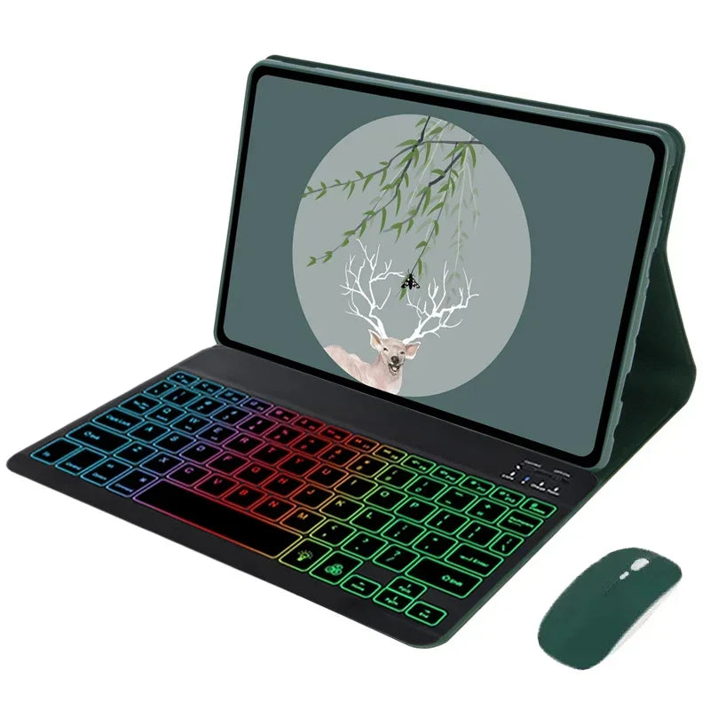Backlight Keyboard Case For Lenovo Xiaoxin Pad 11 2025 11 Inch Tablet Cover For Lenovo Xiaoxin Pad 11 2025 TB335FC Teclado Funda