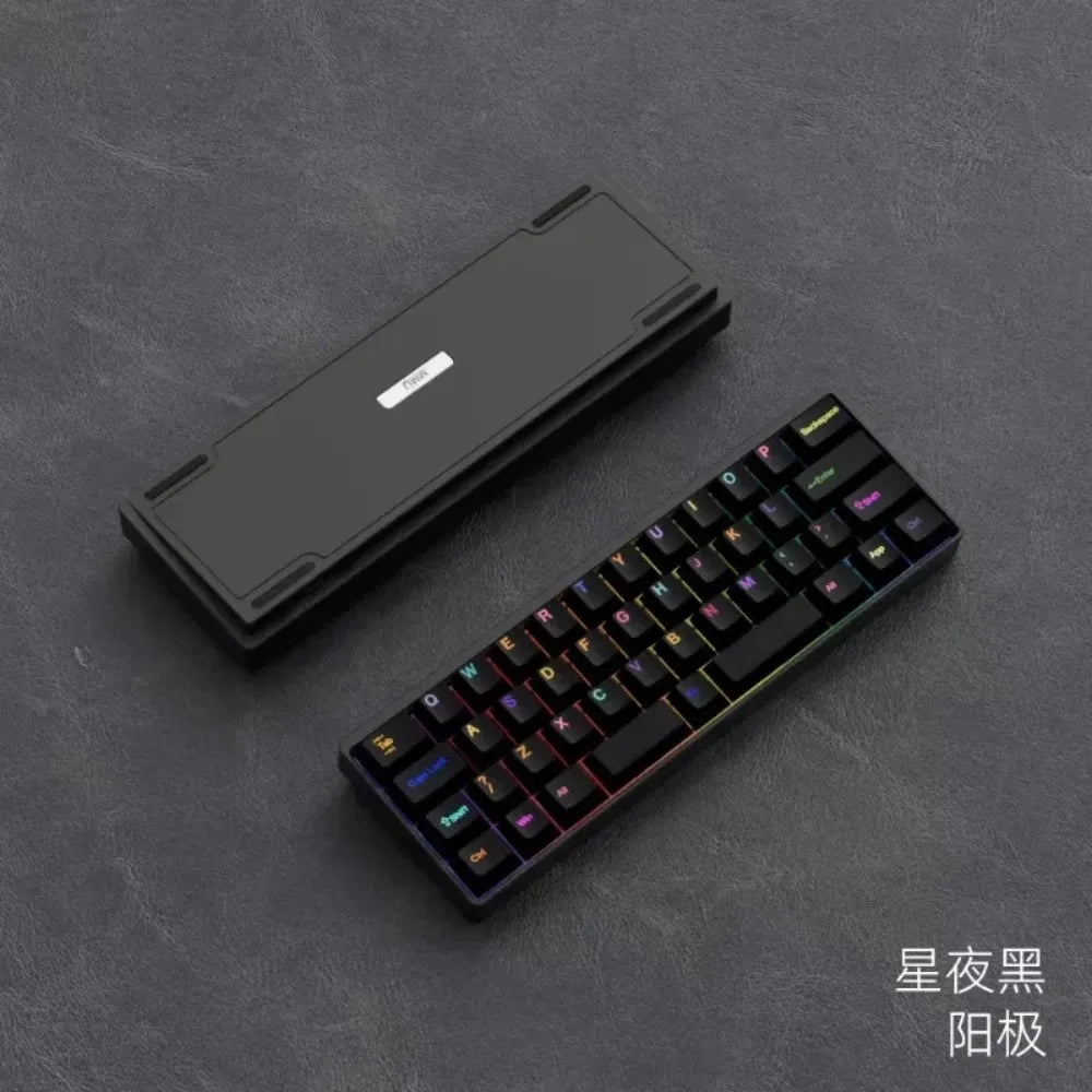 MMD KM40 Mechanical Keyboard Wireless Tri-mode O-Ring Hot-Swap Custom Designer 40% Aluminum Office Gaming Keyboard VIA/QMK Gift