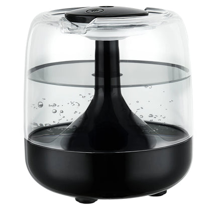 Small Home Humidifier for Bedroom, Large Mist Aroma Diffuser with Ambient Light, Super High Fog Output USB Air Humidifier