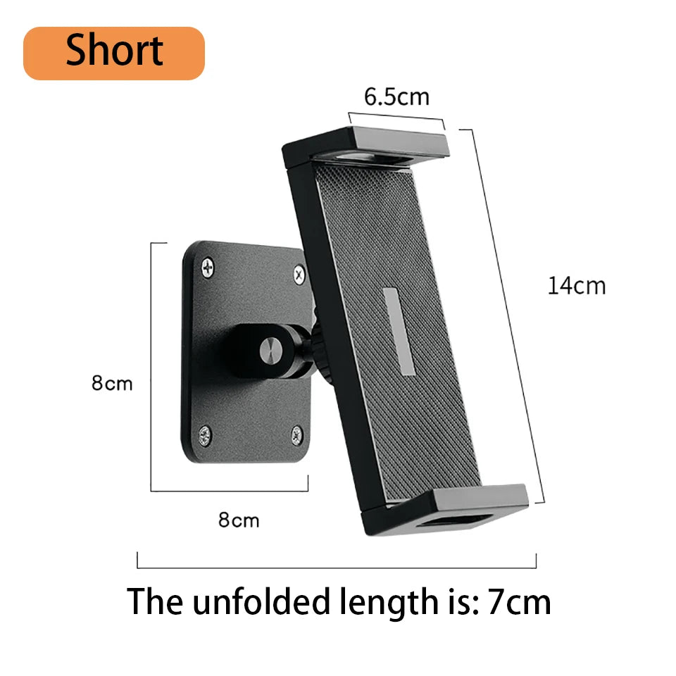 Adjustable Tablet Wall Mount Phone Stand Long Arm 360 Degree Rotatable Cantilever Desk Bed Holder for 4.7-12.9 inch Support iPad
