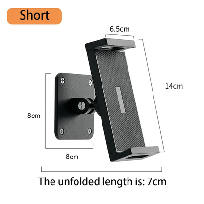 Adjustable Tablet Wall Mount Phone Stand Long Arm 360 Degree Rotatable Cantilever Desk Bed Holder for 4.7-12.9 inch Support iPad