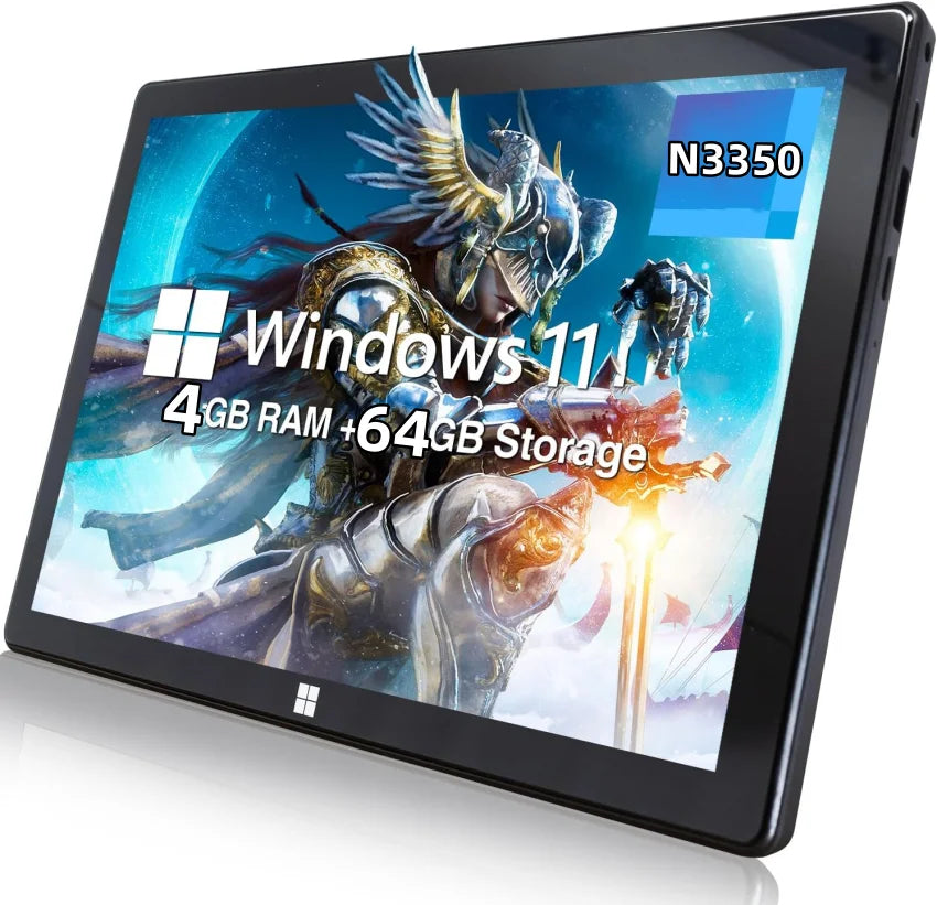 10.1 INCH 4GB DDR RAM 64GB ROM WINDOWS 11 Type-C TABLET PC AR40 N3350 CPU 64 Bit 1920 X 1200 IPS HDMI-Compatible USB 3.0